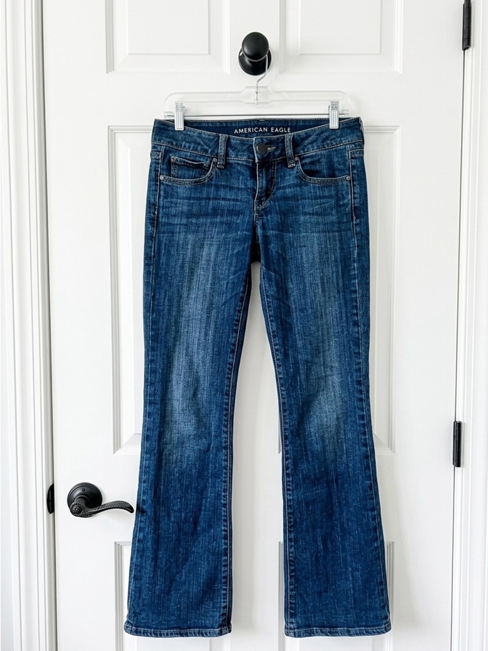 American Eagle Outfitters Dark Blue Boyfriend Jeans - Picture 2 of 2